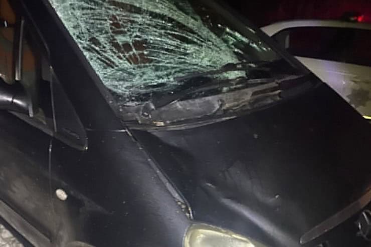 В Смеле 39-летняя пьяная женщина-водитель автомобиля Mercedes сбила пешехода и скрылась с места ДТП